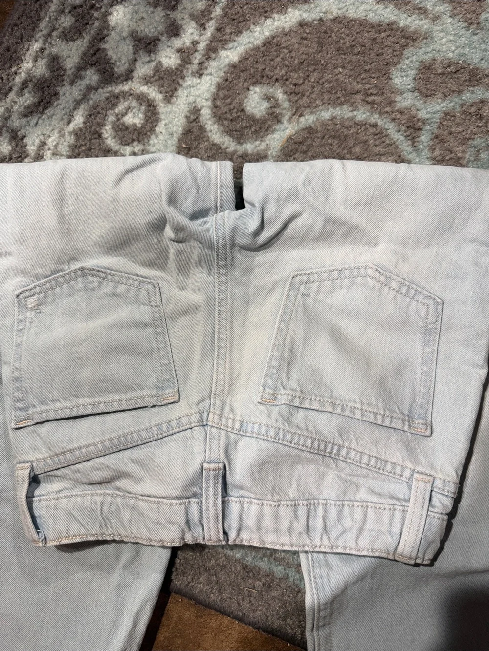 Old Navy Light Blue Distressed Kids Jeans